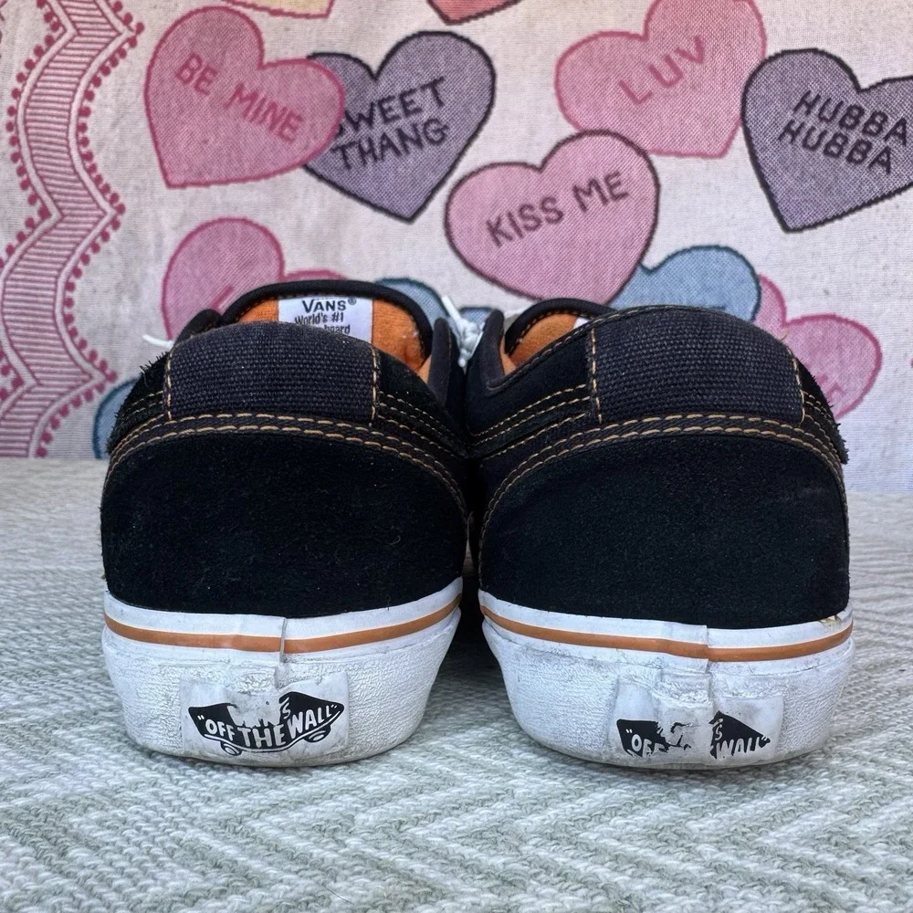 Size 7 - VANS Chukka‎ Low (Denim) Black White Sneakers